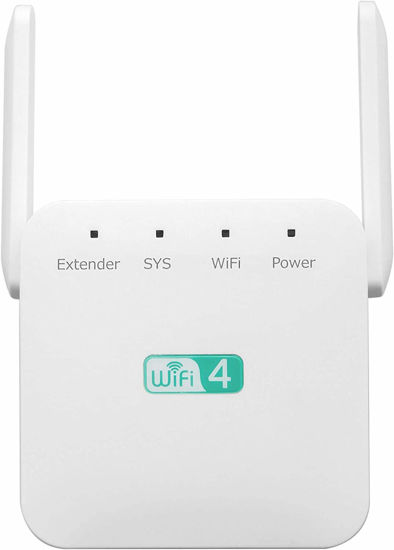 Picture of Extend Tecc, Extend Tecc WiFi Booster, Extendtecc WiFi Booster 2021, WiFi Range Extender 300Mbps, Wireless Signal Repeater Booster 2.4 and 5GHz Dual Band 4 Antennas 360° Full Coverage