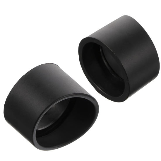 Picture of 2pcs binocular lens caps Eyepiece Cover 33mm Inner Diameter Binocular Rubber Eyepiece Eye Guards Cups Shield for 33mm Stereo Microscope Eyepieces binocular lens covers Eyeshields microscope eye cups