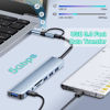 Picture of USB C Hub USB Hub 3.0, VIENON Aluminum 8 in 1 USB Splitter with 1 x USB 3.0, 3 x USB 2.0 and 1 x USB C, SD/TF Card Reader, 3.5mm Aux Ports for MacBook Pro Air and More PC/Laptop/Tablet Devices