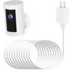 Picture of ALERTCAM Power Adapter for Ring Indoor Cam and All-New Ring Indoor Cam (2nd Gen), with 25Ft/7.5m Flat Charging Cable Continuously Charge Your Camera (NOT Compatible with Ring Stick Up Cam)