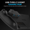 Picture of SABRENT USB Type-C 3-Port Gaming Hub for Steam Deck | 5Gbps USB 3.2, Dual USB-A Ports, PD Charging, Compact Design (HB-STDK)