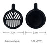 Picture of TEYOUYI Cap Cover and Bahtinov Mask Focus for ZWO Seestar S50,Lens Cap for Seestar S50 Accessories for ZWO Seestar S50 Made of TPU Black