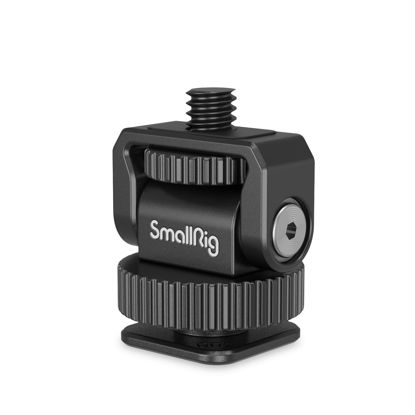 Picture of SmallRig 1/4" Mini Ball Head Cold Shoe Mount Adapter with 1/4"-20 Thread for Camera Phone Cage LED Video Light-3577