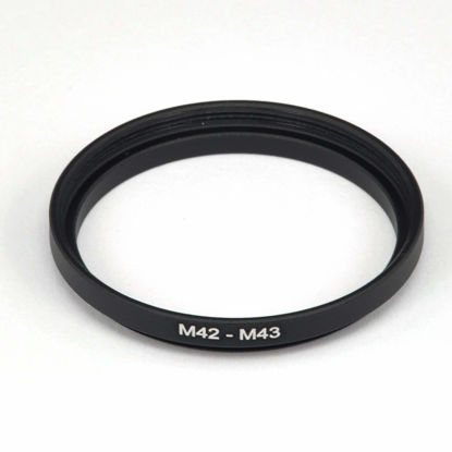 Picture of Metal M42 to M43 Male to Female 42mm to 43mm M42-M43 Step-Up Coupling Ring Adapter for Lens Filter Telescope