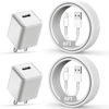 Picture of iPhone Charger,Long 6FT iPhone Charger 2Pack iPhone Cord 6feet USB to Lightning Cable Quick Fast Charging Data Sync Cord USB Wall Charger Block Adapter for iPhone 14/13/12/11/XS/XR/X/8/7/5/SE2022/iPad