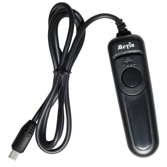 Picture of Meyin RS-802/S2 Remote Shutter Release Cable Camera Micro Single for Sony Mirrorles A99II A77II A58 A68 A7/II/R/RII/S/SII NEX-3NL RX1RII RX10II/III RX100II/III/IV DSC-QX30/RX10M3/RX1RM2/RX100M4/M5