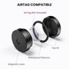 Picture of 2 Pack Ultra Magnetic AirTag Holder | Sealed from Water | Shatterproof | Minimalist Design | Compatible with Apple AirTag, Extra 3M Tape for Optional Mounting, AirTag Magnetic Case for Car -Black