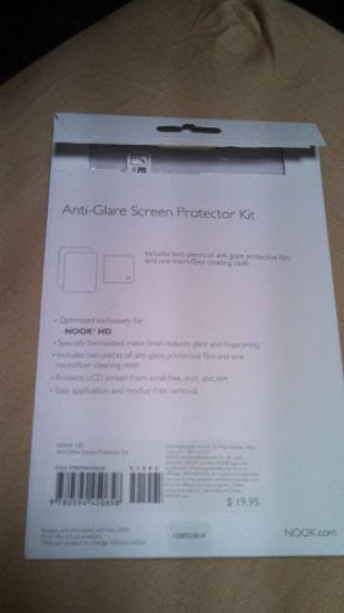 Picture of AntiGlare Screen Film Kit for NOOK HD Anti-glare screen protection 7"