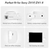 Picture of Rieibi ZV-1F Case, Soft Silicone Protective Case for Sony ZV1F/ZV-1M2/ZV-1 Mark II Vlog Camera, Lightweight ZV1F Case - White