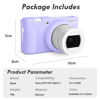 Picture of Rieibi ZV-1F Case, Soft Silicone Protective Case for Sony ZV1F/ZV-1M2/ZV-1 Mark II Vlog Camera, Lightweight ZV1F Case - Purple