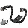 Picture of Andifany New Flexible Dual Arm Hot Shoe Flash Bracket Mount Holder for Macro Shot Camera Accessories