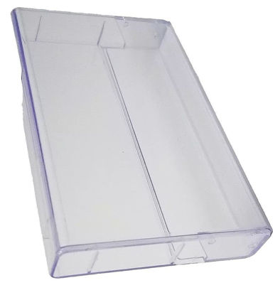 Picture of No Posts Cassette Tape Cases (x10) Clear Front + Clear Back - Small Hard Plastic Storage Box (+1 Free Dj Sticker)