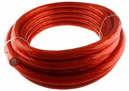 Picture of 17 FT feet 4 Gauge RED Power Wire Cable 4AWG CAR Audio Boat Truck