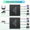 Picture of Ethernet Splitter 1 to 4, 1000Mbps RJ45 Ethernet Cable Splitter with Power Cable