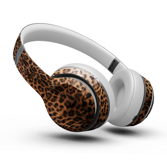 Picture of Design Skinz Mirrored Leopard Hide Skin Decal Vinyl Full-Body Wrap Kit Compatible with The Beats by Dre Studio 3 Wireless