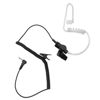 Picture of HWAYO 3.5mm 1 pin Listen Only Surveillance Covert Acoustic Air Tube Earpiece Police Radio Headset + Medium Replacement Earmolds for Motorola Radio Speaker Mics(1 Pack)