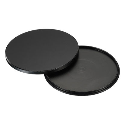 Picture of PATIKIL 77mm Lens Cap, Camera Lens Cap Cover Universal Front Metal Lens Filter Stacks Cap Protective Case for 77mm Camera Circular Polarizing Fader ND Filter, Black