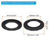 Picture of PATIKIL 49mm-72mm Metal Step Up Ring, 2 Pack Camera Lens Filter Adapter Ring Aluminum Filter Adapter Ring for Camera Lenses Hood, Black