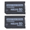 Picture of SING F LTD 2pcs Micro SD to Pro Duo Memory Card Adapter Card Slot Riser Adapter Memory Card Holder Adapter Compatible with Sony Cameras PSP Console 1000 2000 3000