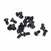 Picture of uxcell M2.5 x 5mm Phillips Screw Fasteners Black for Laptop PC TV Fan Switch 500pcs