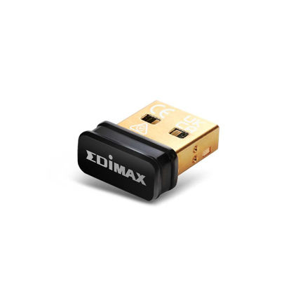 Picture of Edimax Wi-Fi 4 802.11n Adapter for PC N150 Nano USB Adapter, 150Mbps, Smallest Wi-Fi 4 Dongle, Win 11 Plug-n-Play, Linux: Ubuntu/Mint Plug-n-Play for Kernel 5.15 and Above, Mac OS, EW-7811Un V2