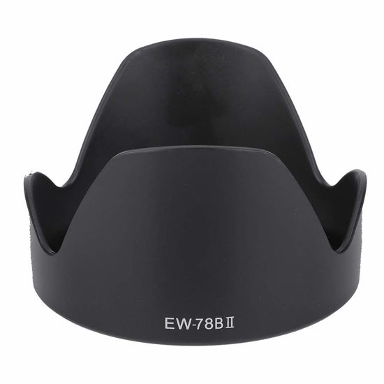 Picture of VBESTLIFE Camera Lens Hood, EW-78BII Plastic Lens Hood Shade for Canon EF 28-135mm f/3.5-5.6 is USM