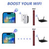 Picture of WiFi Extender Signal Booster, Wireless Network Repeater Covering Over 5,000 Square Feet, Long Range Amplifier Long Range Amplifier with Ethernet Port, Access Point, Alexa Compatible.