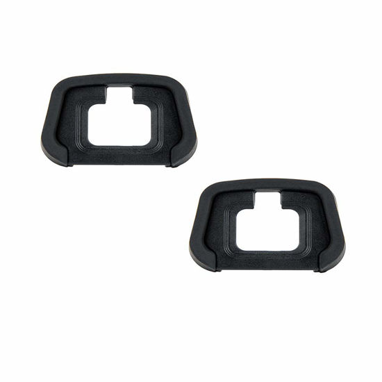 Picture of JJC Camera Eyecup Eyepiece Viewfinder for Nikon Z7 II Z7 Z6 III Z6 II Z6 Z5 Replaces Nikon DK-29 Eye Cup with Soft Silicone Extended Design-2 Pack