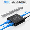 Picture of ATLAHET Ethernet Splitter 1 to 2 High Speed 1000Mbps Internet Cable Splitter 1 in 2 Out Gigabit Either Network Splitter Dual LAN RJ45 Port Splitter 2 Way Work with Cat5/6/7/8 Cable and Router