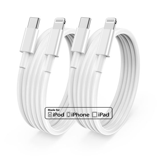 Picture of Long iPhone 12 13 14 Fast Charger Cable 10ft,[Apple MFi Certified] USB C to Lightning Cable,Type C Port Support Apple Charging Cord for iPhone 14 Pro/14/13 Pro/12 Pro Max/12 Mini/11 Pro/XS/XR/iPad.