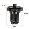 Picture of Tripod Mount Adapter for Gopro, Camera 1/4”-20 Tripod Mount for Insta 360/Gopro Hero/Sony Xiaomi yi Sjcam Action Cameras and Other Standard 1/4 Accessories