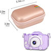 Picture of Leayjeen Kids Camera Case Compatible with Goopow/SGAINUL/Gofunly/ArtCWK and More Kids Digital Cameras, Easter Birthday Gifts for Boys and Girls-Gold(Case Only)