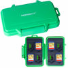 Picture of SD Card Holder, Honsky Waterproof Memory Card Holder Case for SD Cards, Micro SD Cards, SDHC SDXC, Green