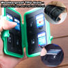 Picture of SD Card Holder, Honsky Waterproof Memory Card Holder Case for SD Cards, Micro SD Cards, SDHC SDXC, Green