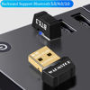 Picture of USB Bluetooth 5.3 Adapter for PC, Warmstor 5.3 Bluetooth Dongle Receiver EDR & BLE, Plug and Play for Desktop Laptop Keyboard Mouse Headsets Speakers, Support Windows 11/10/8.1/7