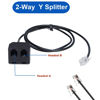 Picture of Callez RJ9 Telephone Training Splitter, Compatible with Plantronics, Mitel, Cisco, Yealink, Avaya, Polycom, ShoreTel, NEC, Aastra, Nortel, GE and Other IP Phones, Easy to Use