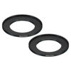 Picture of PATIKIL 46mm-67mm Metal Step Up Ring, 2 Pack Camera Lens Filter Adapter Ring Aluminum Filter Adapter Ring for Camera Lenses Hood, Black