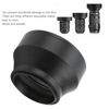 Picture of Universal Camera Lens Hoods Fits for 49mm/52mm/55mm/58mm, Collapsible Rubber Digital Lens Hood DSLR Lens Cap Shade, Foldable Prevent Astigmatism Prevent Damage Digital Lens Hood for Camera(58mm)