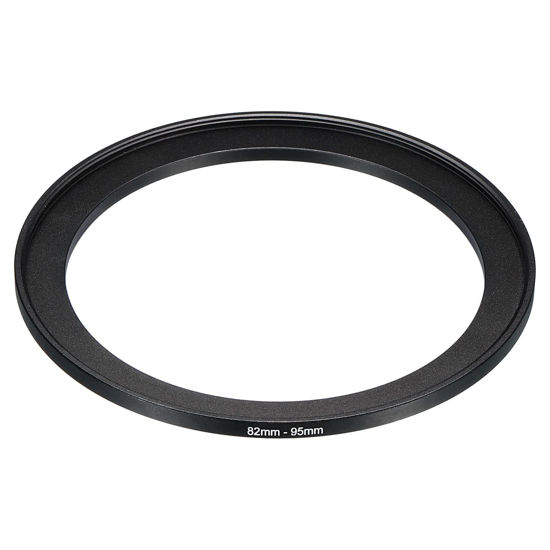 Picture of PATIKIL 82mm-95mm Metal Step Up Ring, Camera Lens Filter Adapter Ring Aluminum Filter Adapter Ring for Camera Lenses Hood, Black