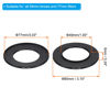 Picture of PATIKIL 49mm-77mm Metal Step Up Ring, 2 Pack Camera Lens Filter Adapter Ring Aluminum Filter Adapter Ring for Camera Lenses Hood, Black