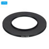 Picture of PATIKIL 49mm-77mm Metal Step Up Ring, 2 Pack Camera Lens Filter Adapter Ring Aluminum Filter Adapter Ring for Camera Lenses Hood, Black