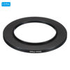 Picture of PATIKIL 55mm-77mm Metal Step Up Ring, 2 Pack Camera Lens Filter Adapter Ring Aluminum Filter Adapter Ring for Camera Lenses Hood, Black