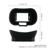 Picture of KIWIFOTOS Soft Long FDA-EP19L Replacement Viewfinder Eyecup Eye Cup Eyepiece for Sony A9III A9 III A7S III A7SIII A7S3 A1 Alpha 1 Cameras