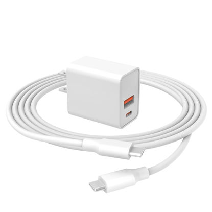 Picture of 20W USB-C Fast Charging for iPad Mini Charger - (Fit for iPad Mini 6th Generation 8.3 inch Gen 2021 A2568 Charging Cable Power Supply Adapter Cord)