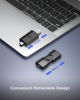 Picture of RAOYI 128GB USB C Flash Drive 2 in 1 Type C + USB 3.0 Flash Drive Dual OTG Retractable Type-C Thumb Drive Portable USB-C Memory Stick for iPhone 15 iPad Pro Android Smartphone Tablet PC (Black)