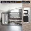 Picture of Fieybirt 256GB USB Flash Drive & Outlet Mount for Blink Sync Module 2, Space Saving and Easy Move Mount Bracket Holder for Blink Outdoor Indoor Security System (Blink Sync Module 2 is NOT Included)