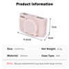 Picture of MUZIRI KINOKOO Camera Case for Canon PowerShot SX740 SX730 HS Camera - Soft Silicone Bag for Canon SX730 SX740 HS Camera with Removeable Lens Cover - Slim Fit Lightweight - Jelly Pink