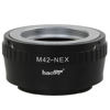 Picture of Haoge Lens Mount Adapter for 42mm M42 Mount Lens to Sony E Mount NEX Camera as a3000 a3500 a5000 a5100 a6000 a6400 a6500 A7 A7R A7S A7II A7RII A7SII A7III A7RIII A9 VG10 VG20 VG30 VG900 FS700 FS7 FS5