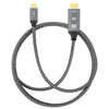 Picture of PAKLIMCN USB C to HDMI 2.1 8K Cable [8K@30Hz, 4K@144Hz] 6.6FT Aluminum Type-C to HDMI Braided Cord - Thunderbolt 4/3 Compatible - Future 8K UHD Visual Feast - Support 48Gbps/HDCP2.3/HDR