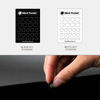 Picture of Silent Pocket SLNT Webcam Privacy Stickers for Camera Lens Privacy (Black Out) - Blocks Hackers' Spying, Recording and Eavesdropping, Fits Laptops, Phones and Tablets, Reusable and Restickable